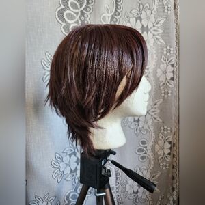 Synthetic Costume/Cosplay Brown Short Hair Wig - OS